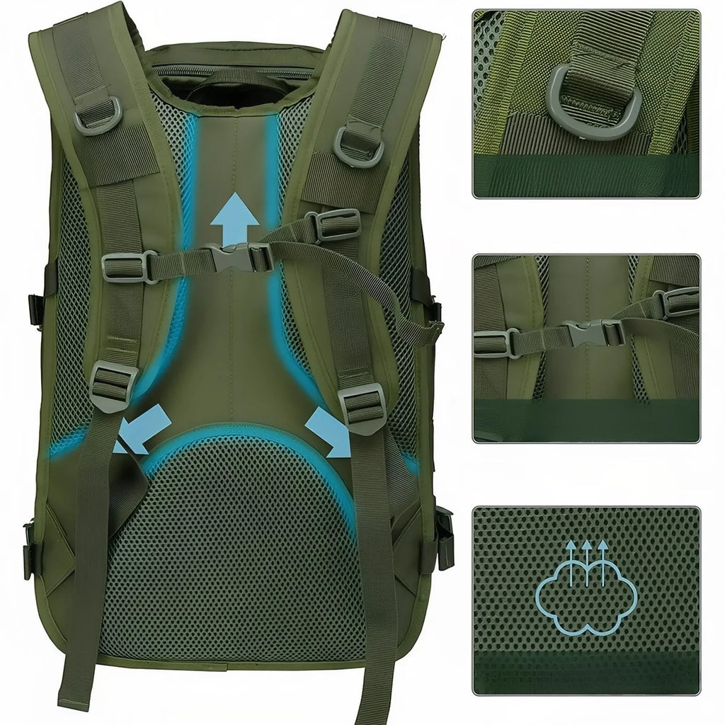 Sac à dos tactique de randonnée homme 35 L