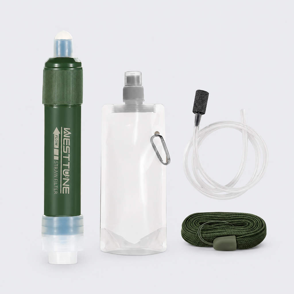 Filtre à eau + paille filtrante
