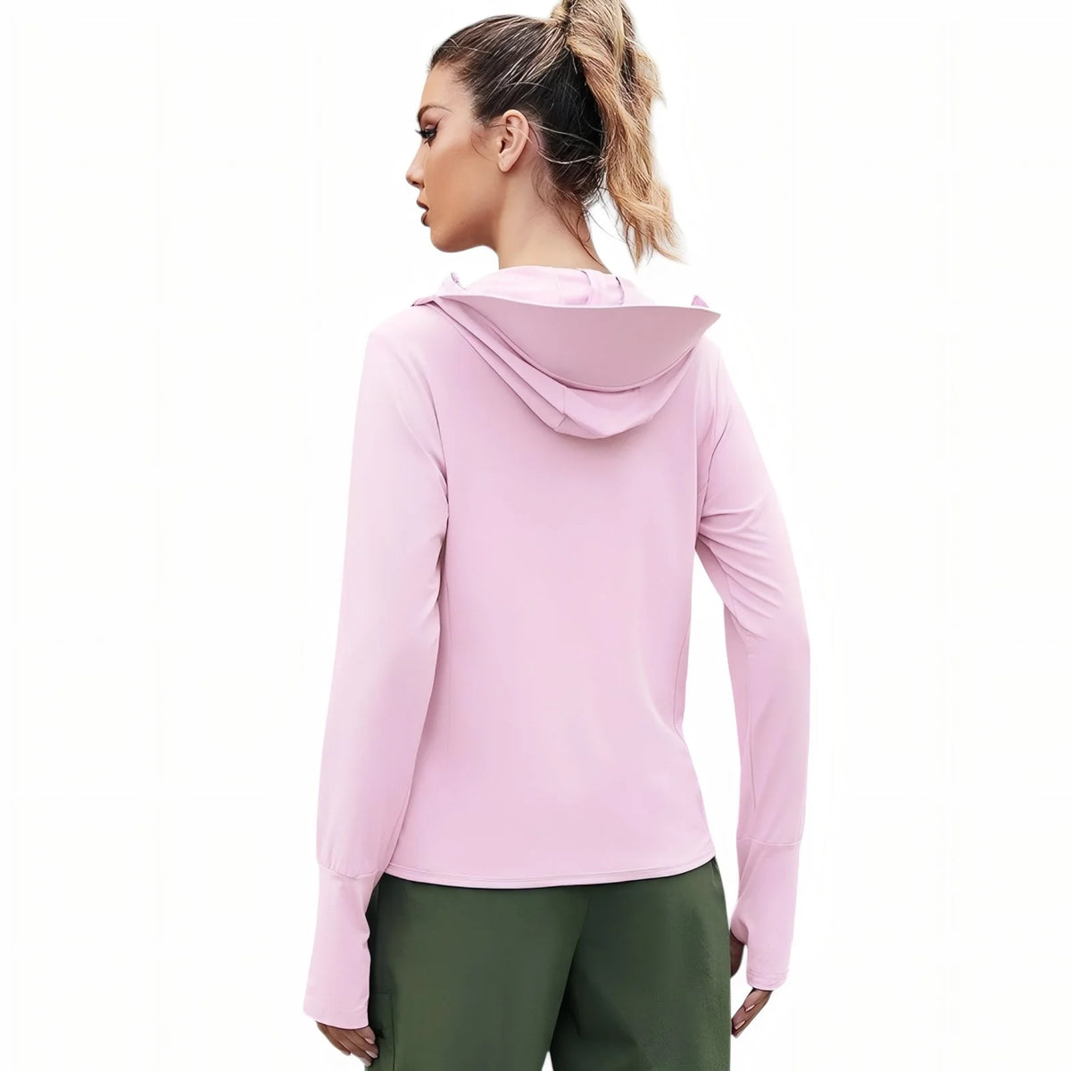 Veste à capuche randonnée anti UV femme UPF50+