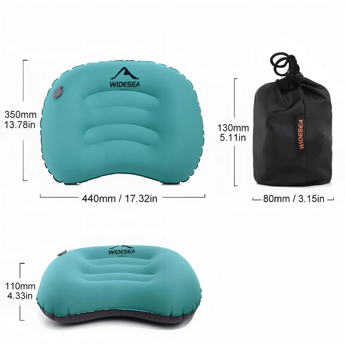Coussin gonflable portable randonnée
