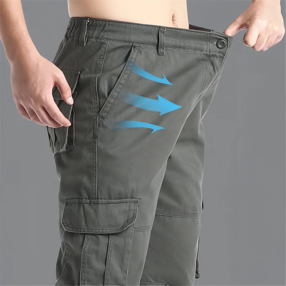 Pantalon cargo de randonnée homme