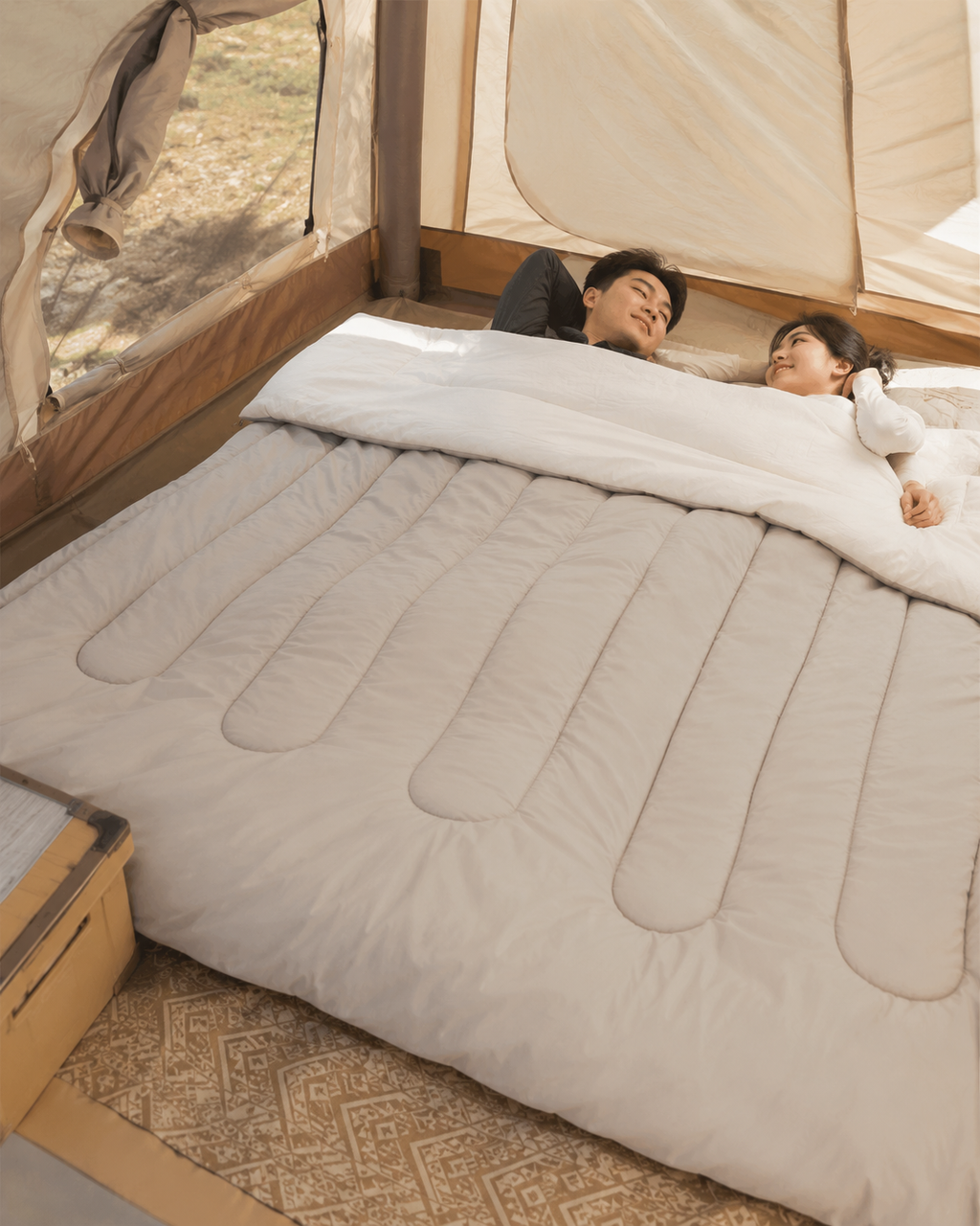 Sac de couchage camping 2 personnes