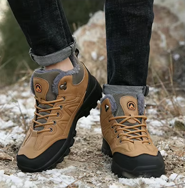 Bottines hiver homme doublées en cuir