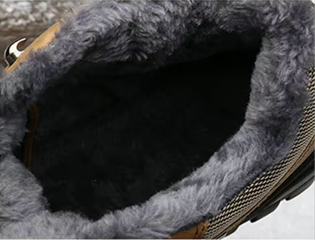 Bottines hiver homme doublées en cuir