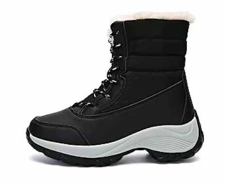 Bottines hiver femme doublées à plateforme
