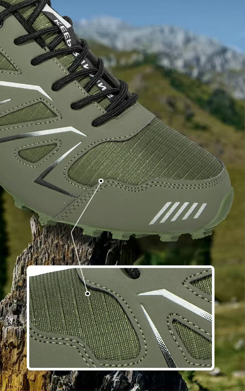 Chaussures de randonnée basses homme en cuir