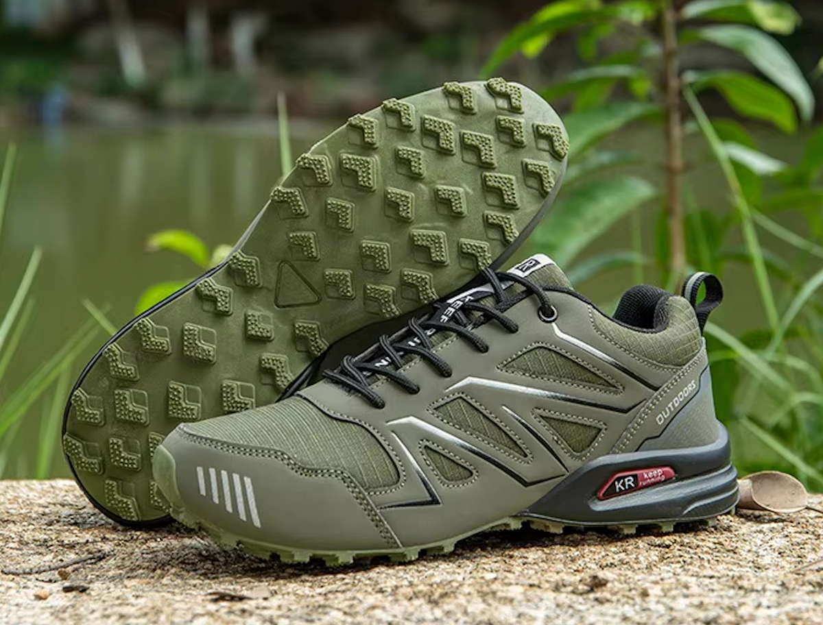 Chaussures de randonnée basses homme en cuir