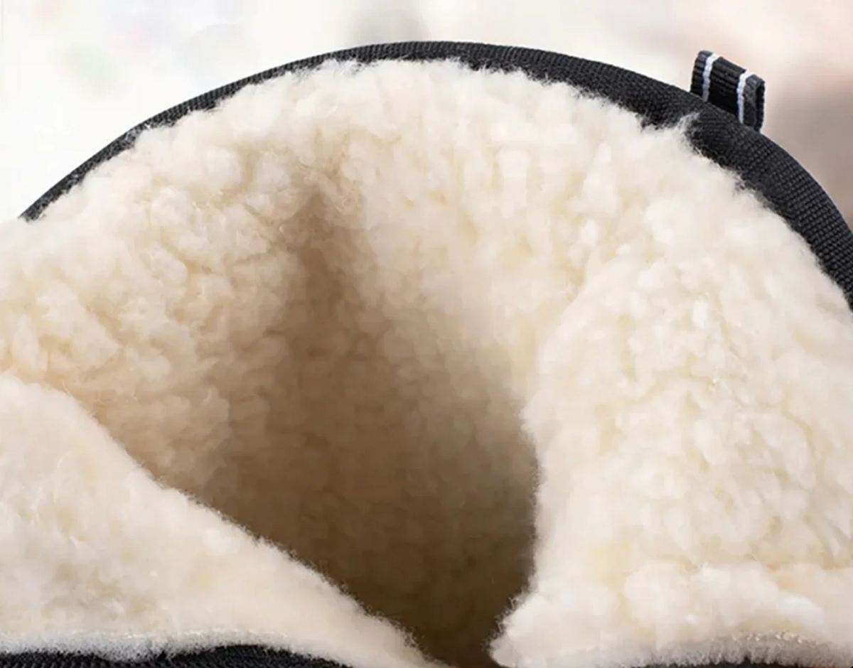 Bottes de neige imperméables doublées pour homme