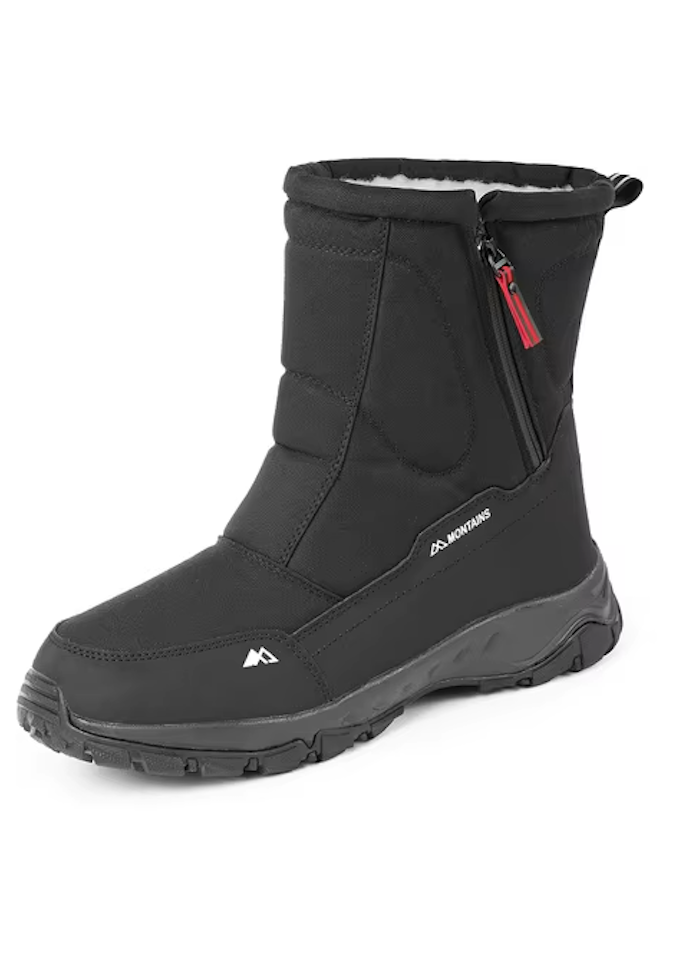 Bottes de neige imperméables doublées pour homme