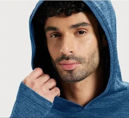 Haut anti-UV UPF 50+ à capuche homme
