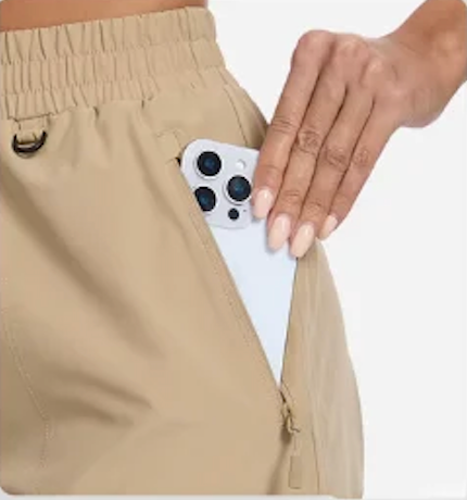 Short de randonnée léger femme 3 poches