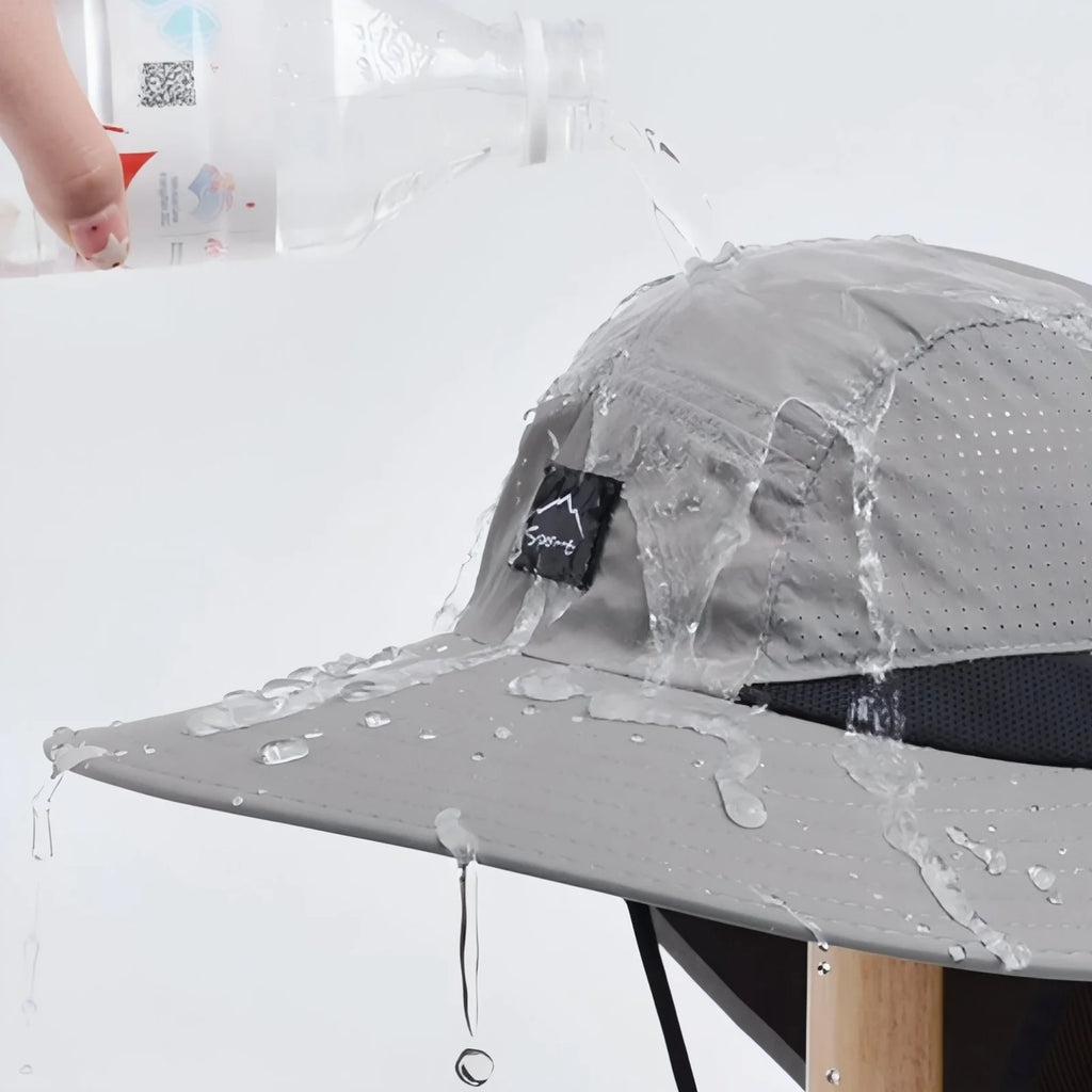 chapeau randonnée rabat de nuque