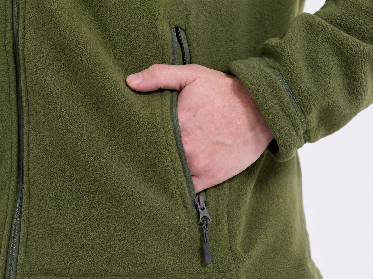 Veste polaire randonnée homme à capuche