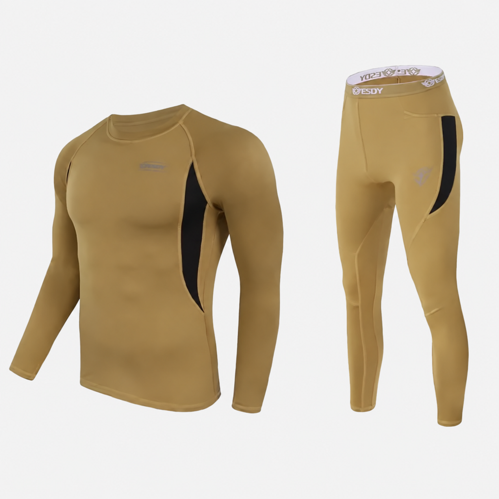 Sous-vêtement thermique homme doublé polaire