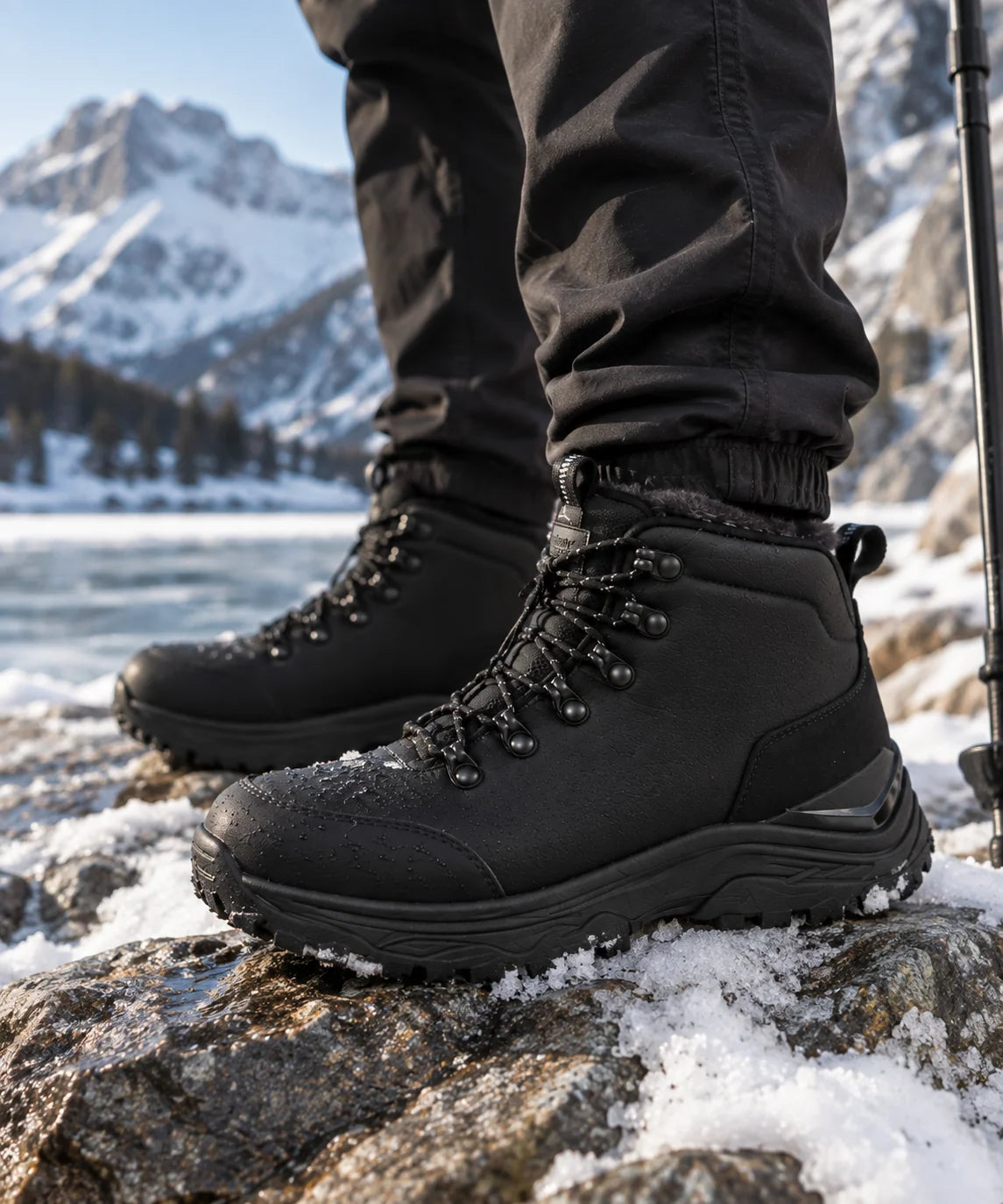 Chaussures de randonnée montantes fourrées homme