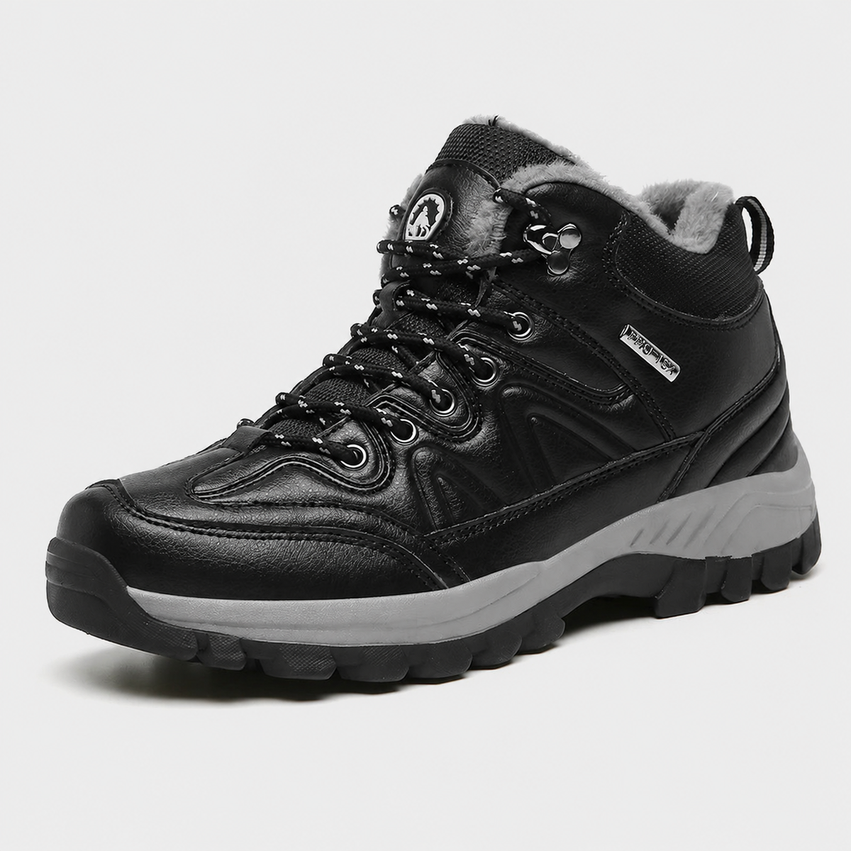 Bottines hiver homme doublées en cuir