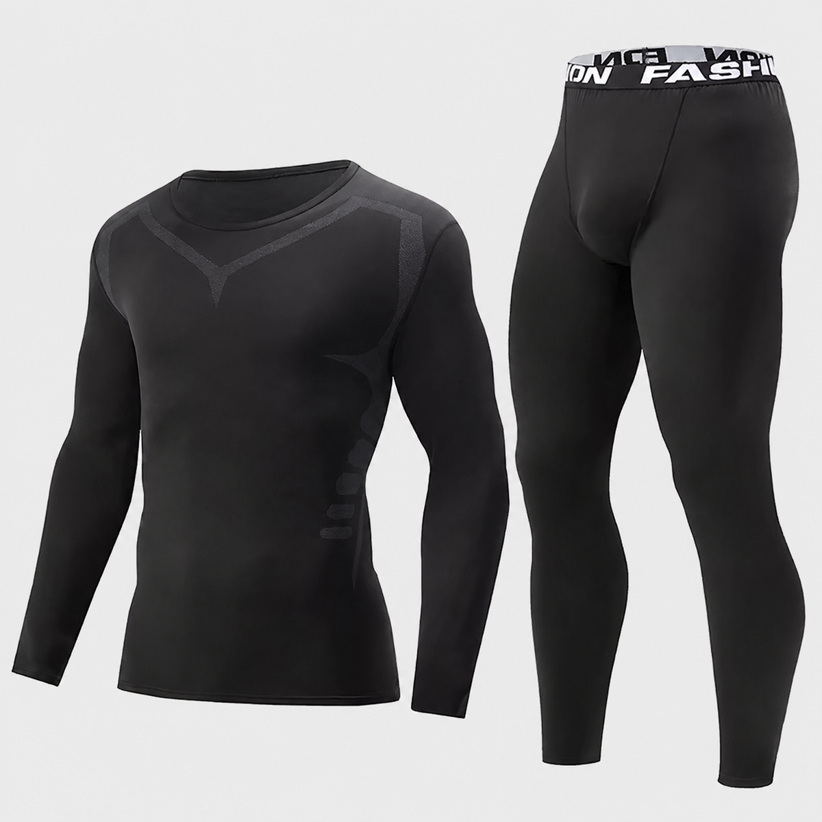 Ensemble sous-vêtements thermiques homme extensible
