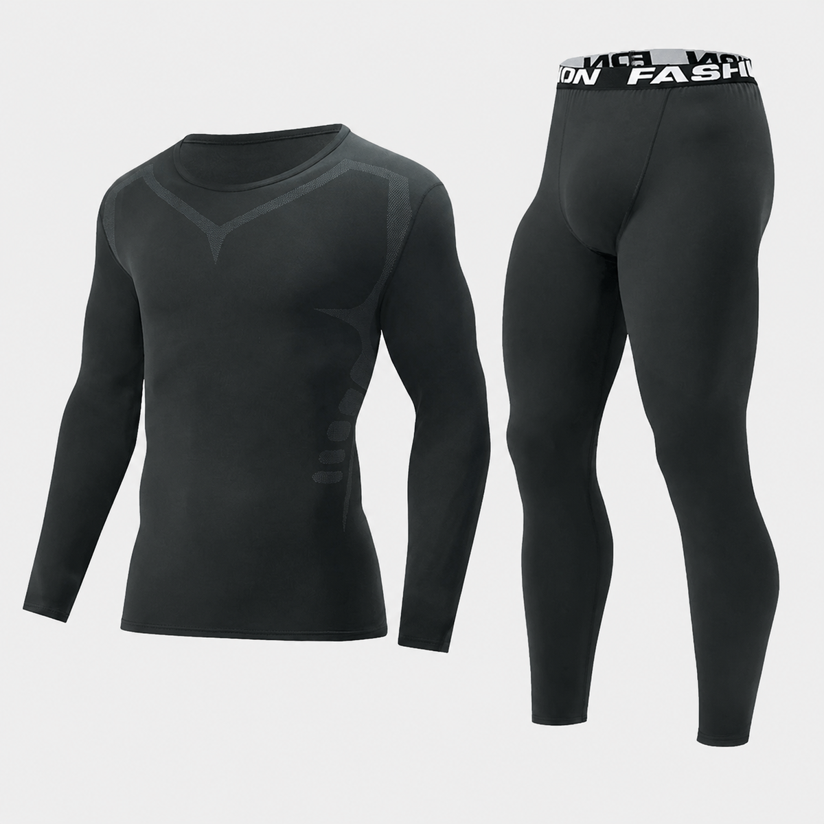 Ensemble sous-vêtements thermiques homme extensible