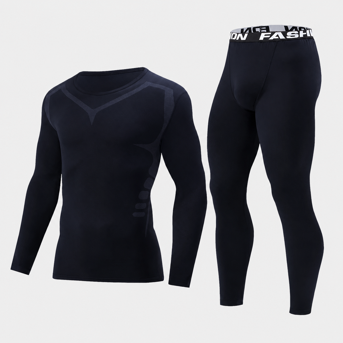Ensemble sous-vêtements thermiques homme extensible