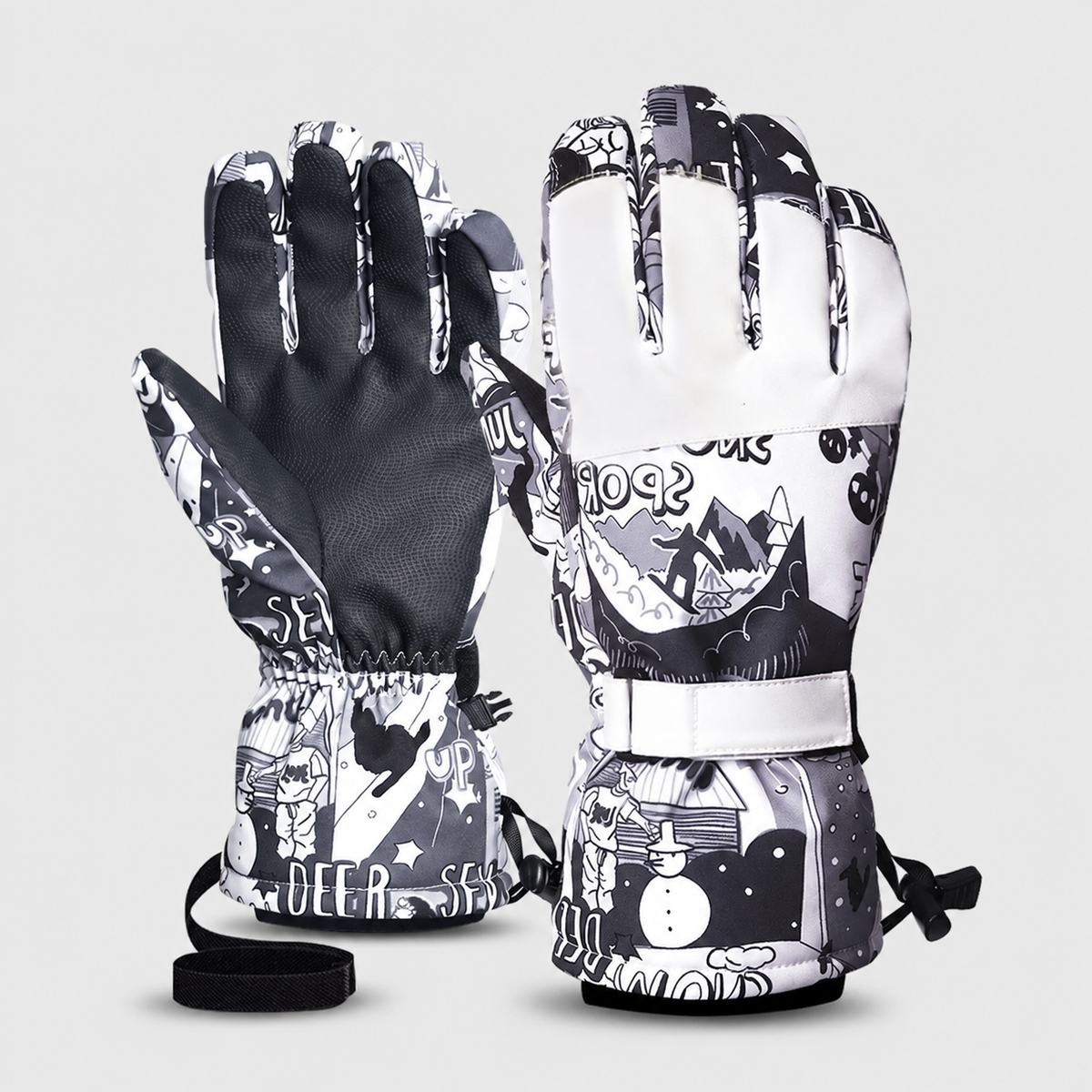 Gants de ski imperméables et tactiles