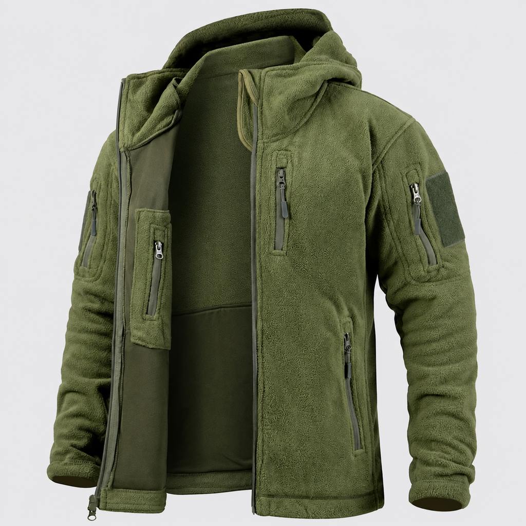 Veste polaire randonnée homme à capuche
