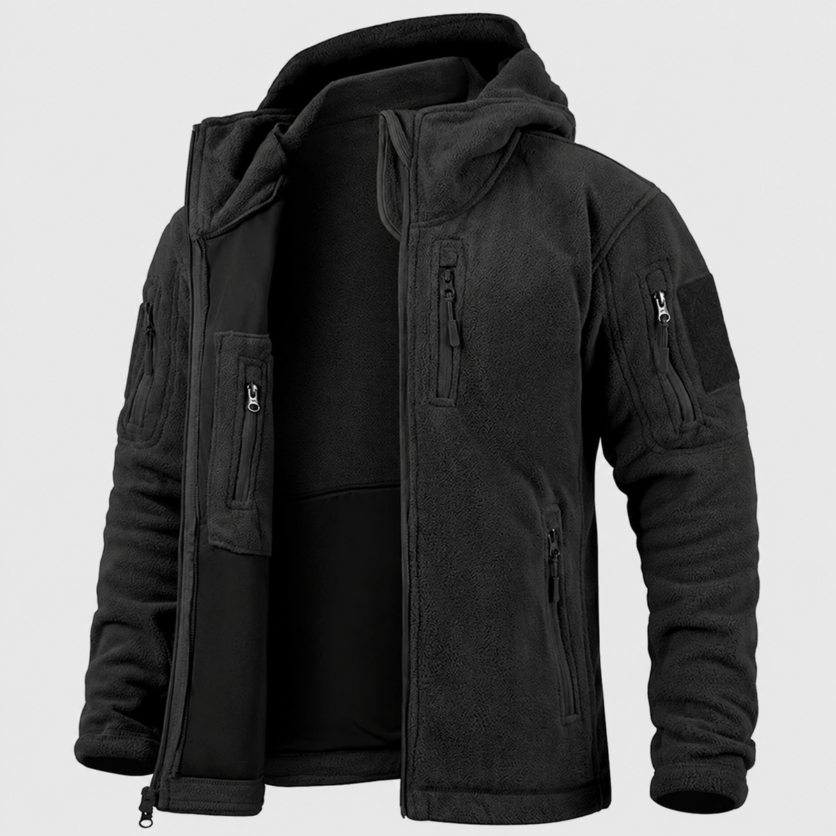 Veste polaire randonnée homme à capuche