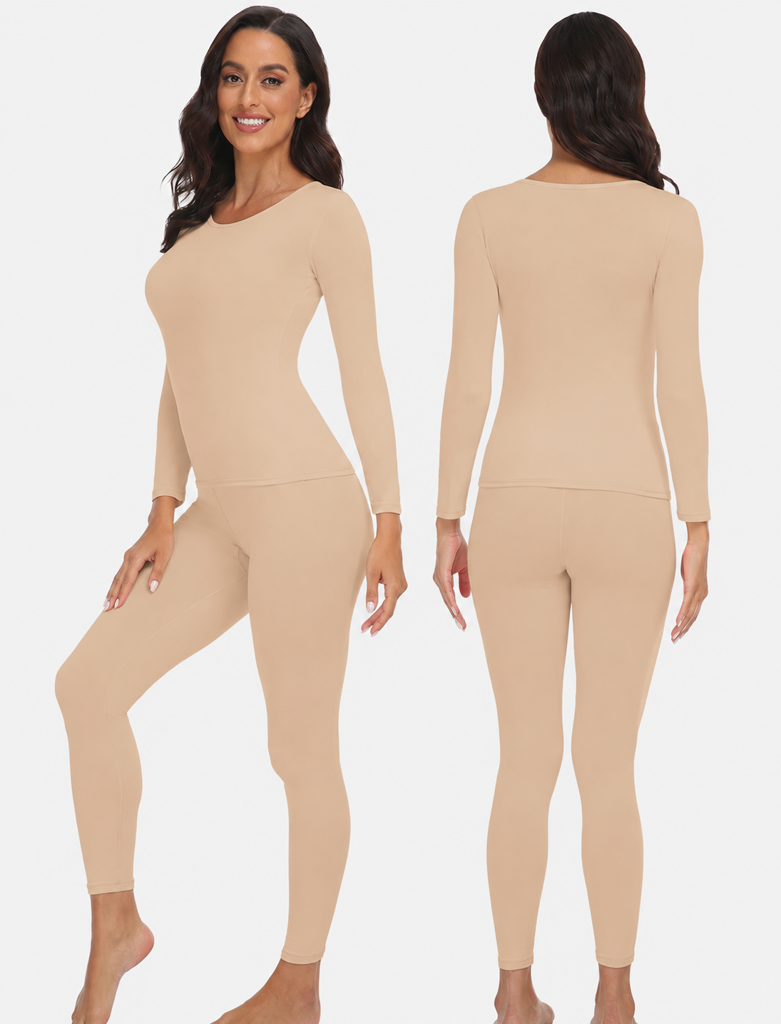 Sous-vêtements thermiques femme 2 pièces