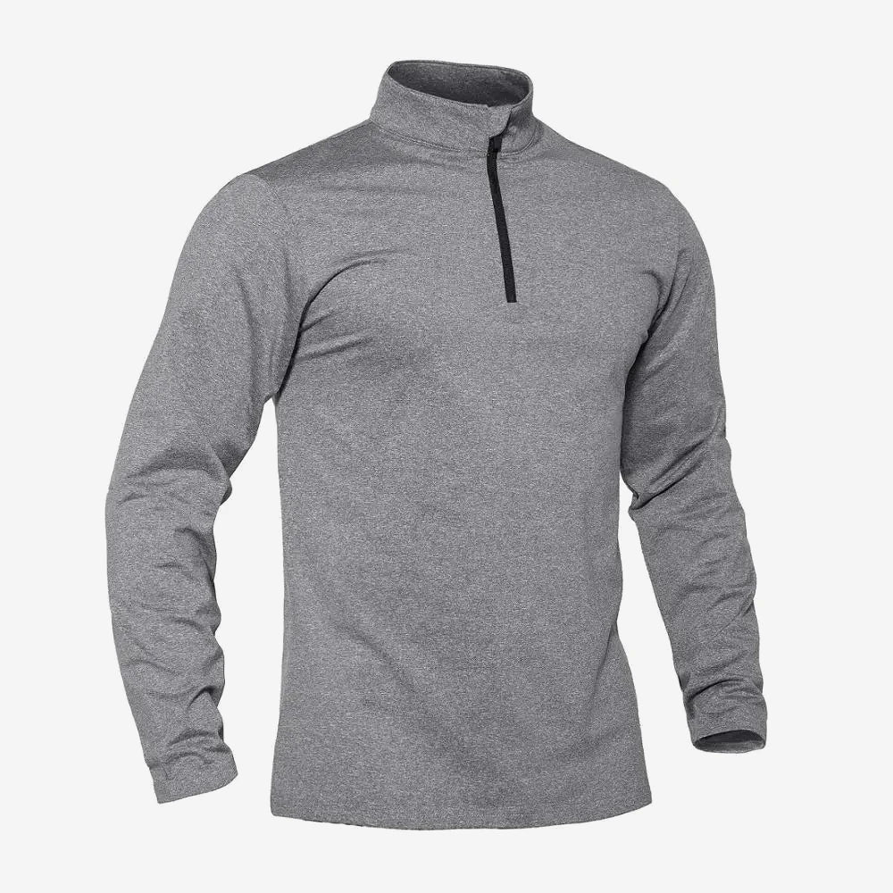 Haut thermique demi-zip homme