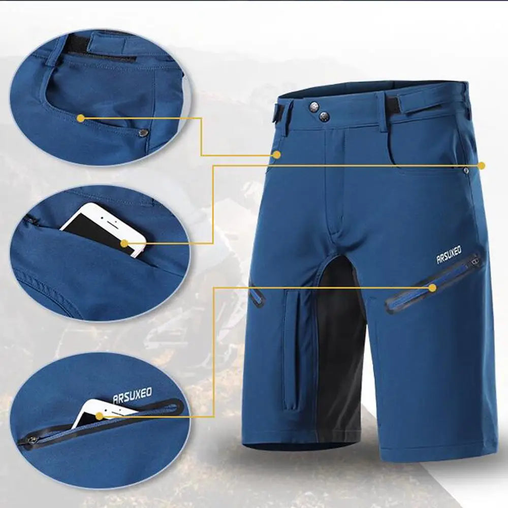 Bermuda de randonnée homme à taille réglable