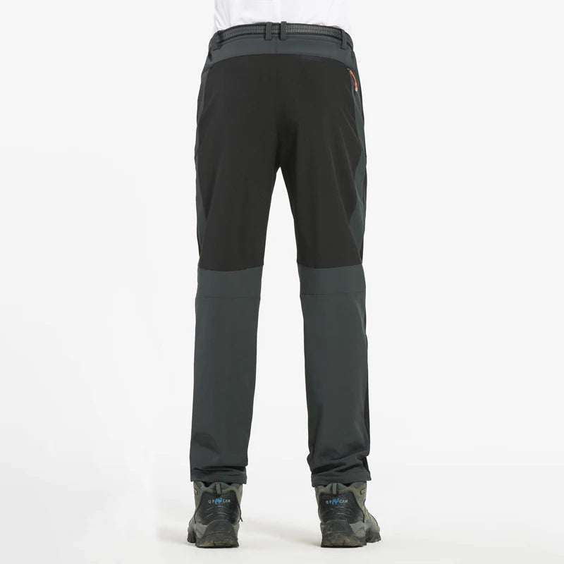 Pantalon softshell homme déperlant à genoux renforcés