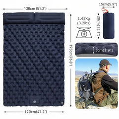 Matelas randonnée 2 personnes + coussins