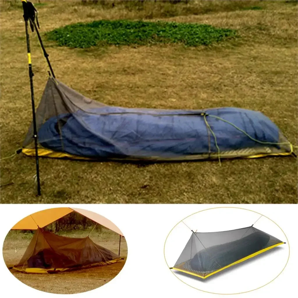 Tente de camping ultralégère 1 personne (230 g/260 g)
