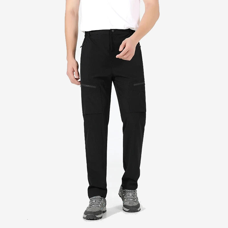 Pantalon cargo de randonnée homme léger et déperlant