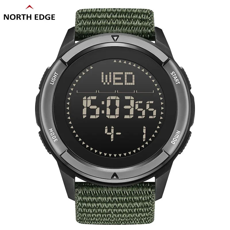 Montre digital de randonnée en carbone