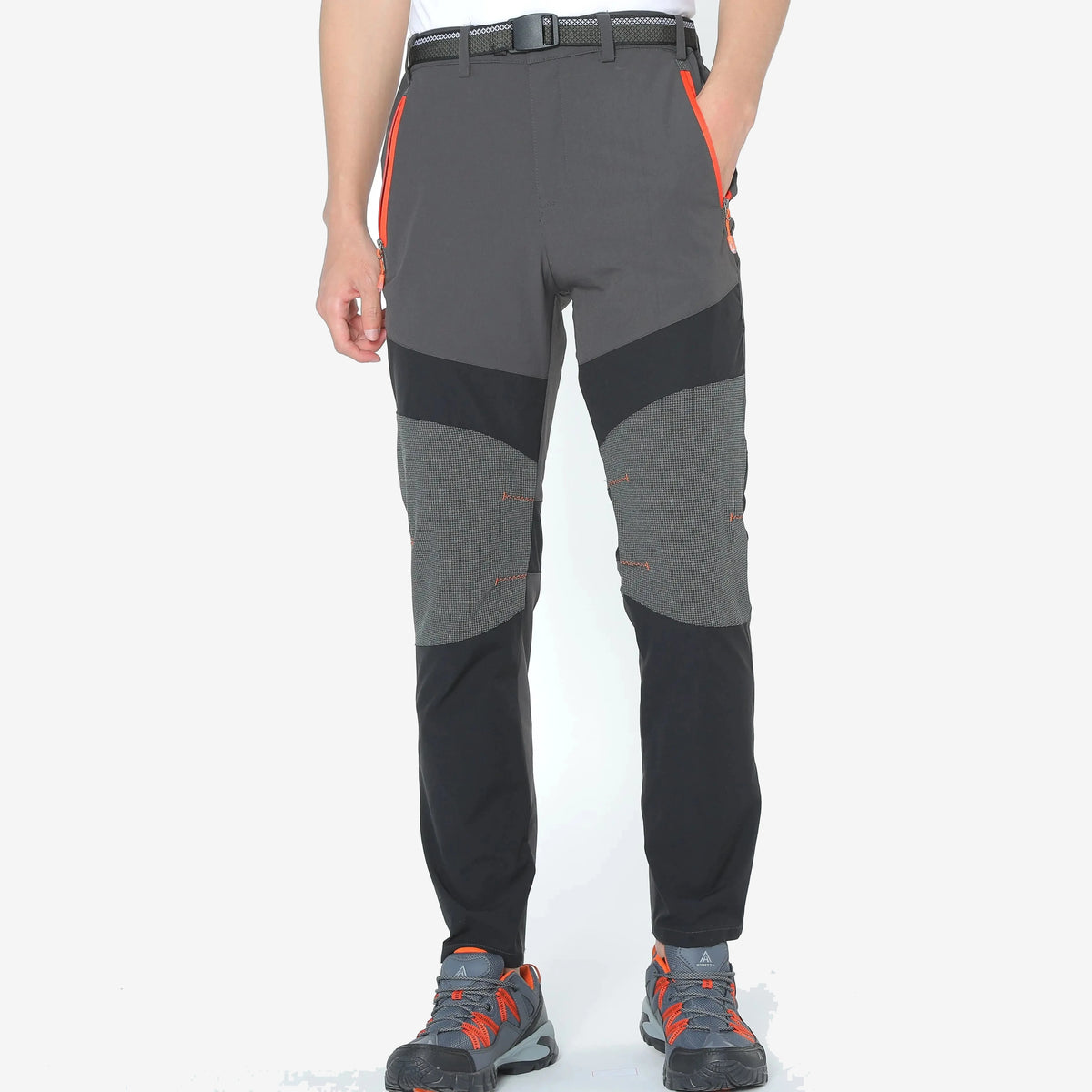 Pantalon de randonnée stretch homme à genoux renforcés