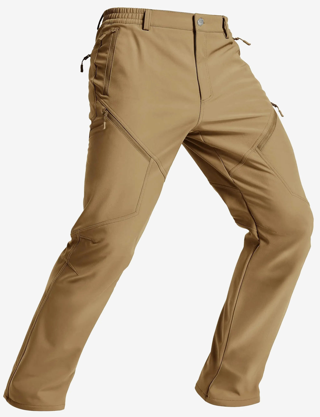 Pantalon de randonnée hiver homme doublé polaire