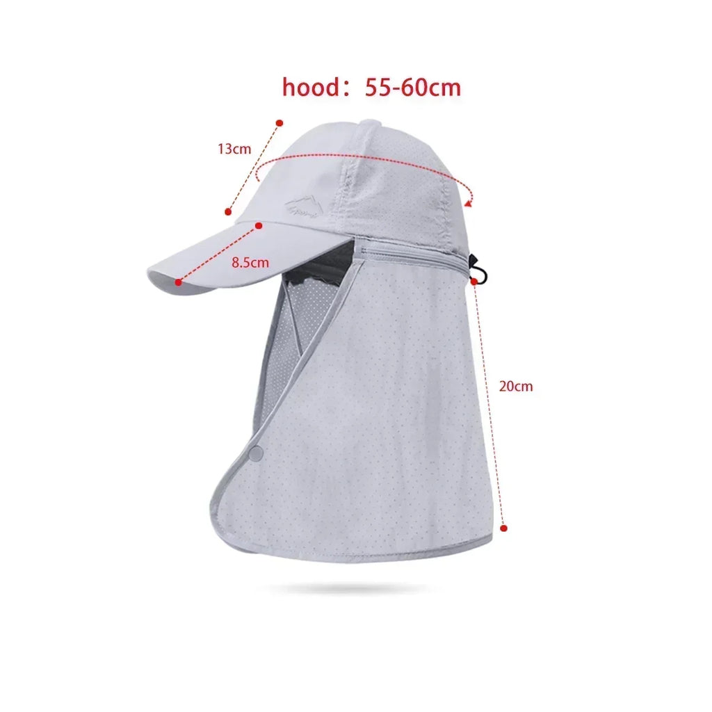 Chapeau randonnée protection nuque