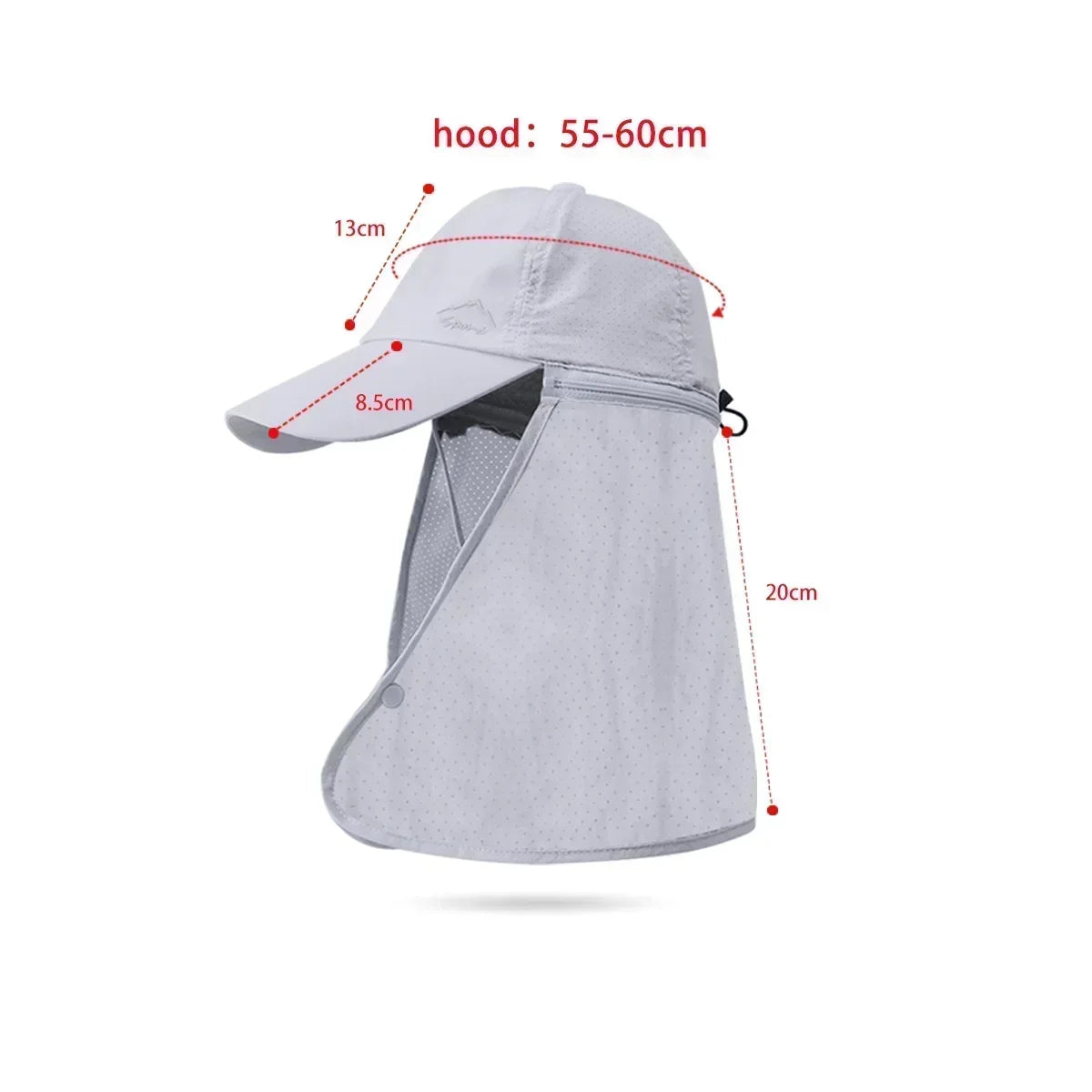 Chapeau randonnée protection nuque