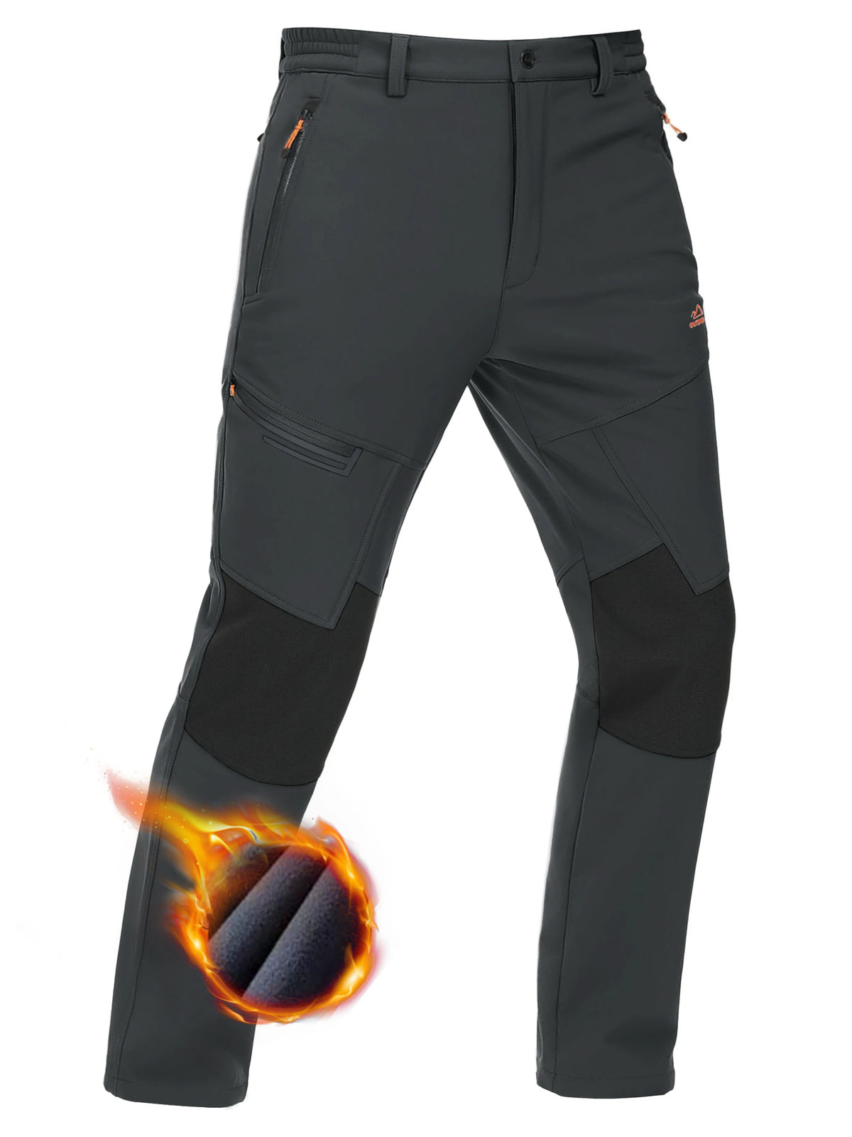 Pantalon softshell doublé polaire homme