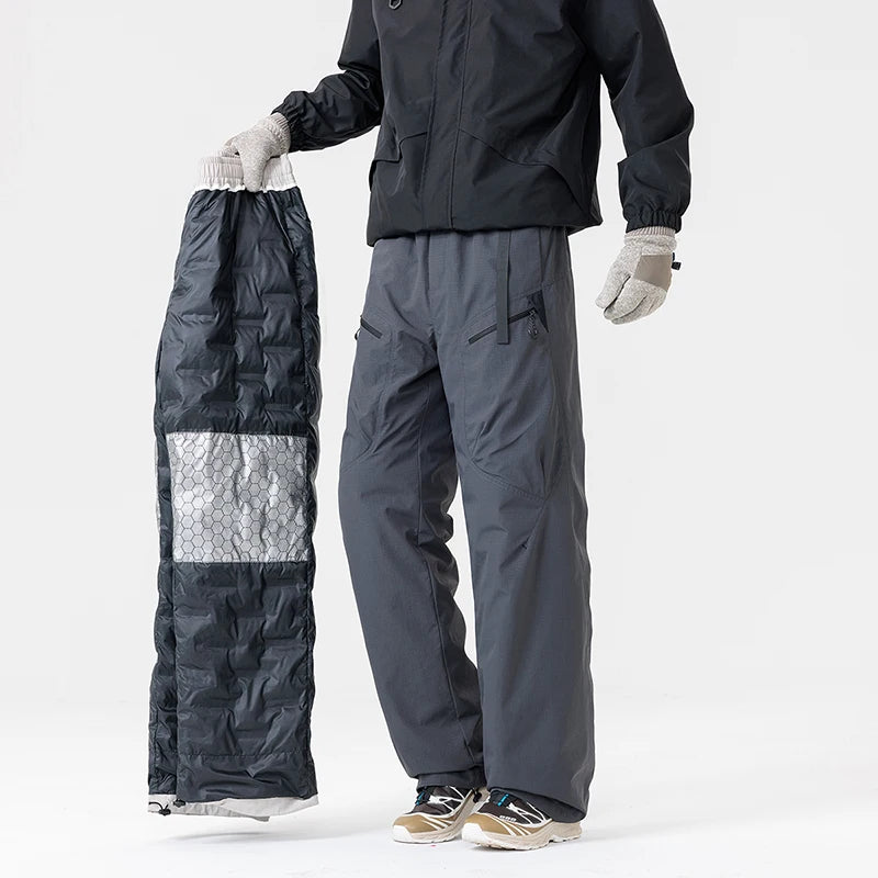 Pantalon d’hiver garni de duvet homme