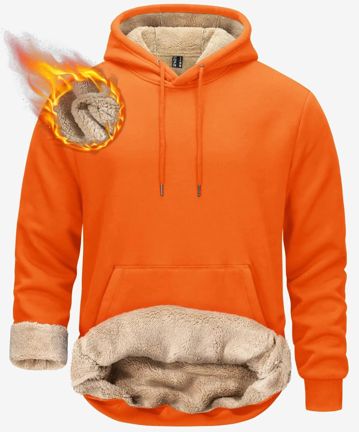 Sweat polaire à capuche homme