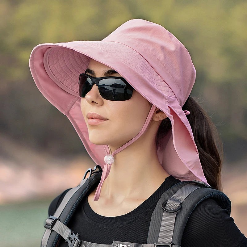 Chapeau randonnée cache soleil femme