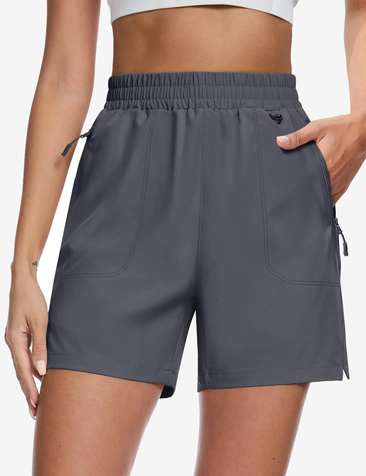 Short de randonnée léger femme 3 poches