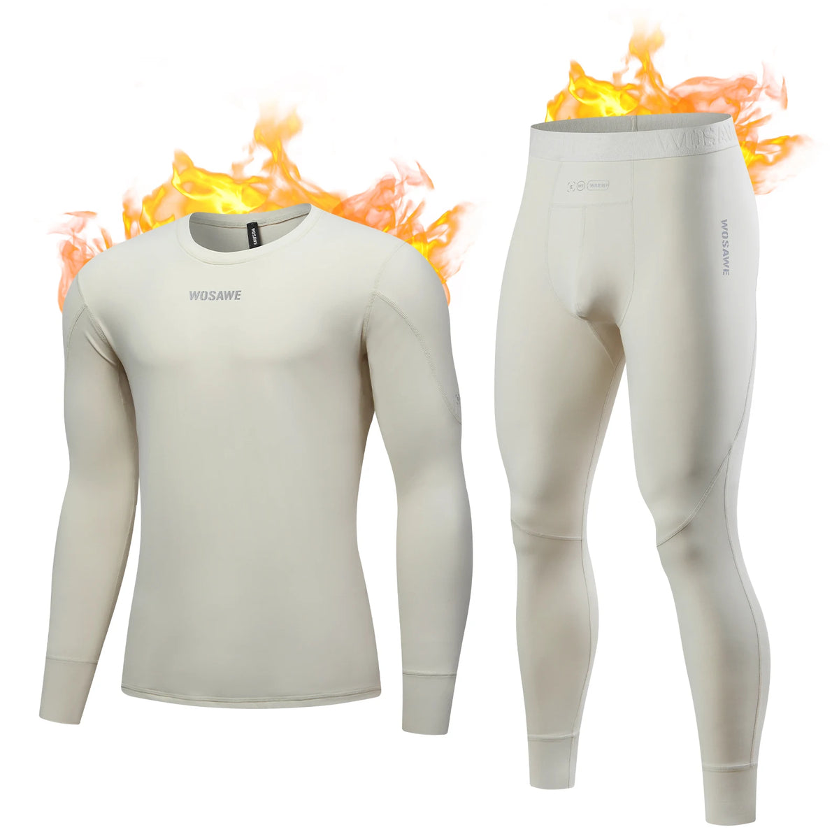 Ensemble thermique de cyclisme doublé homme