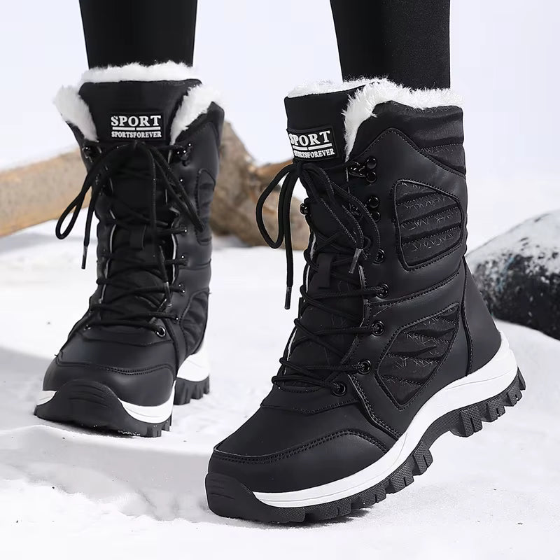 Bottes de neige montantes femme