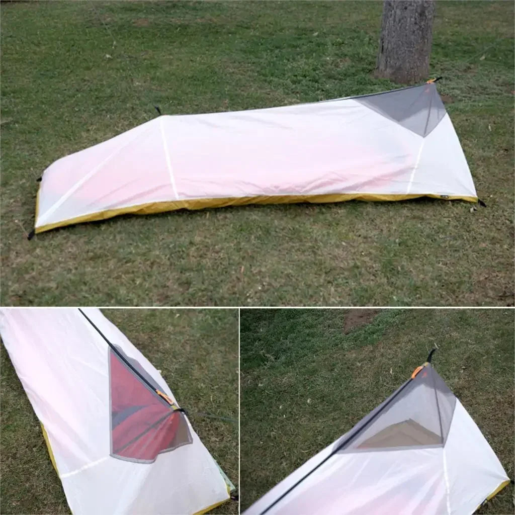 Tente de camping ultralégère 1 personne (230 g/260 g)