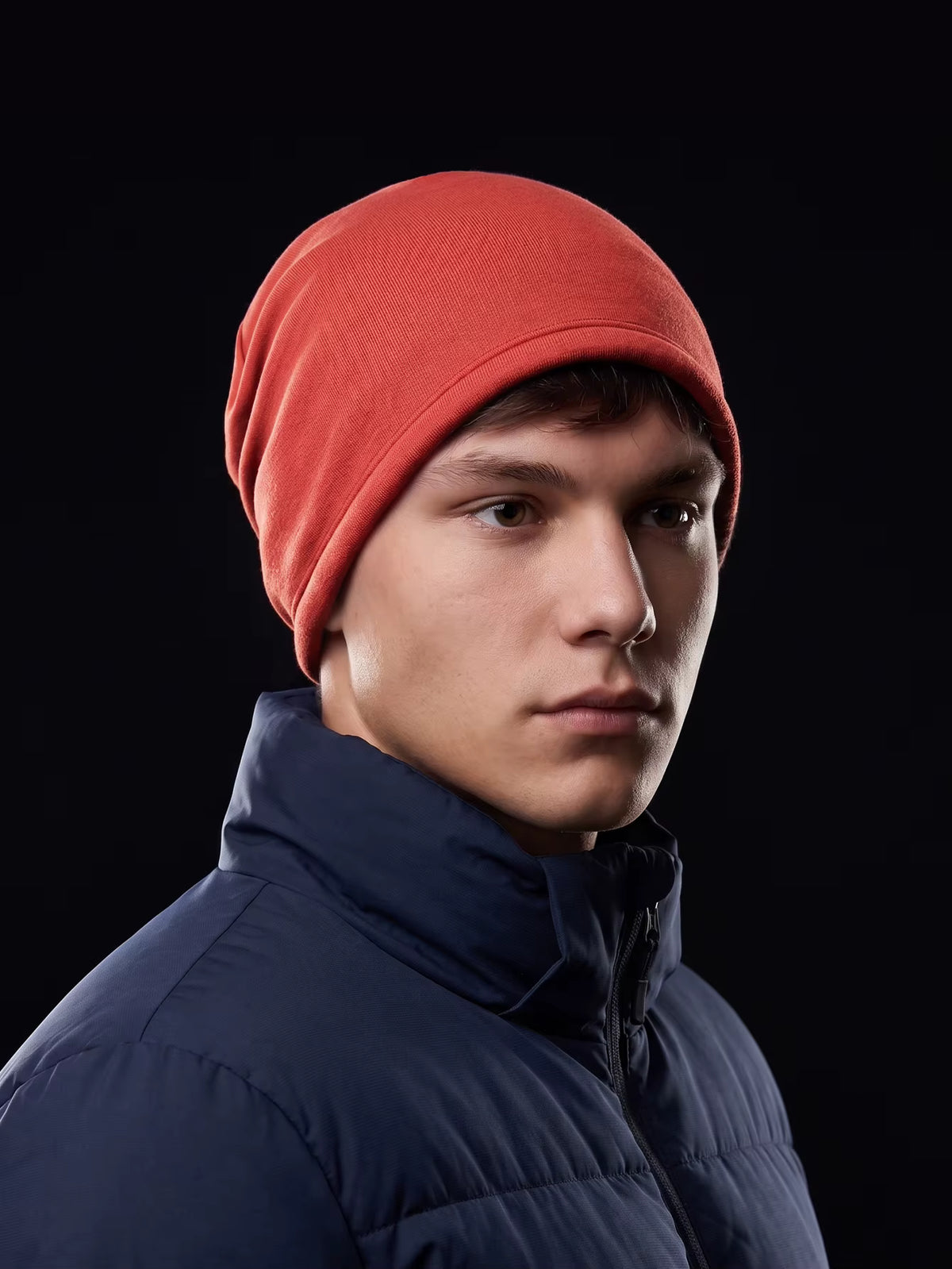 Bonnet sous-casque doublé polaire couvre-oreilles