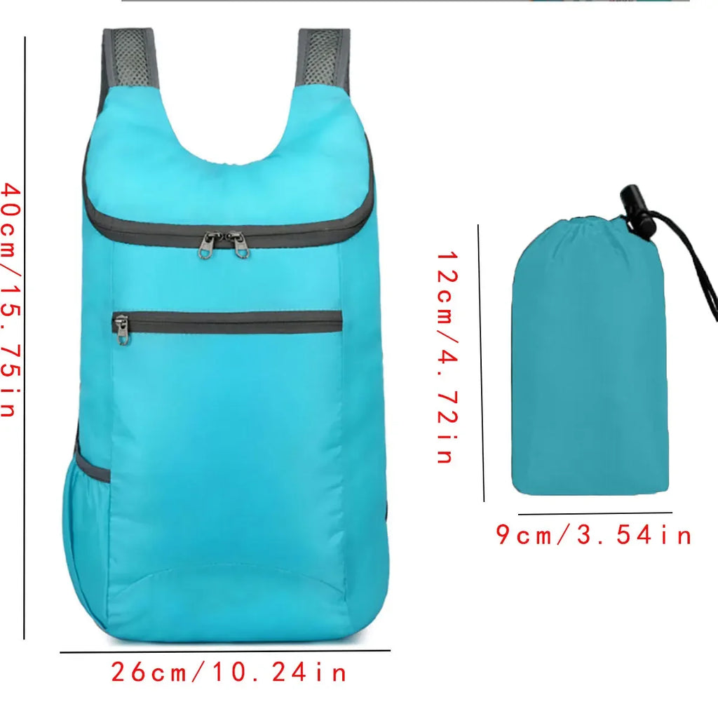 Sac à dos pliable waterproof en nylon