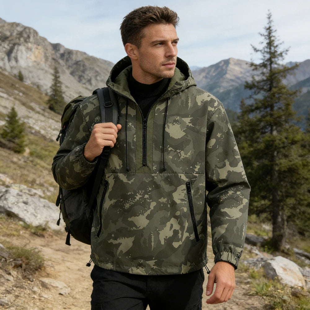 Anorak de randonnée imperméable homme