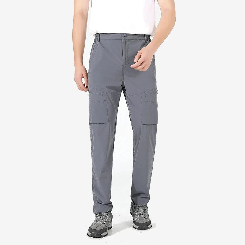 Pantalon cargo de randonnée homme léger et déperlant
